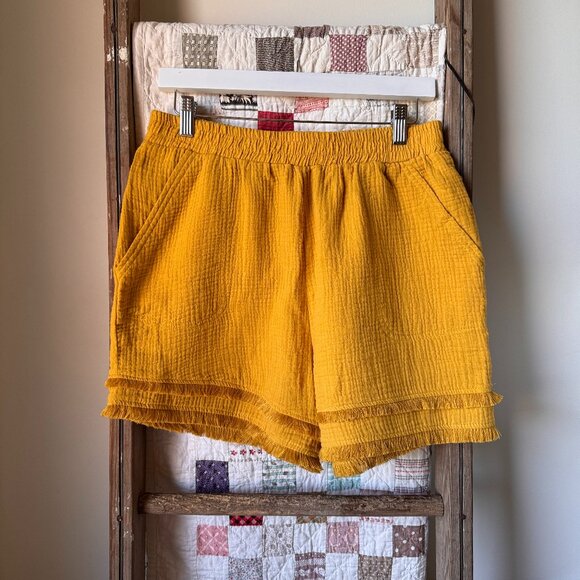 Cynthia Rowley Fringe Shorts - Picture 1 of 7